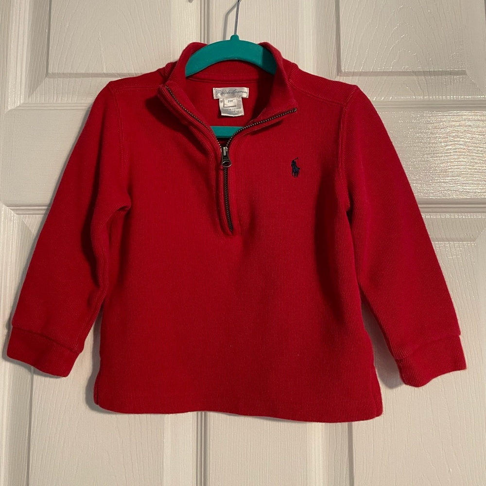 Ralph Lauren 1/4 zip- 24 months